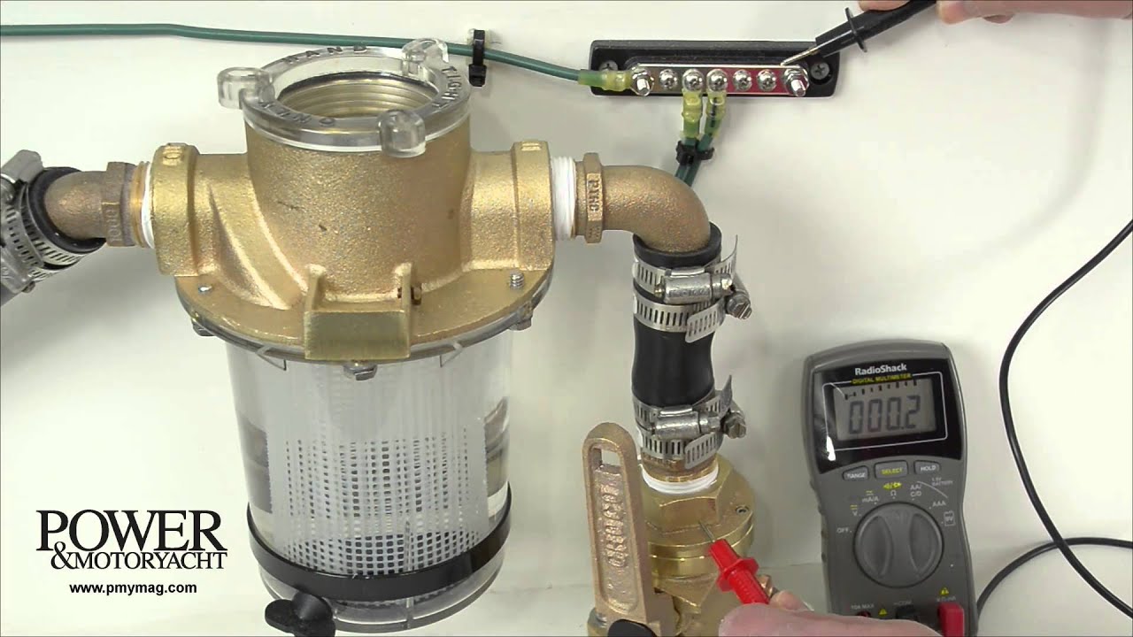 Boat Bonding System Multimeter Checks