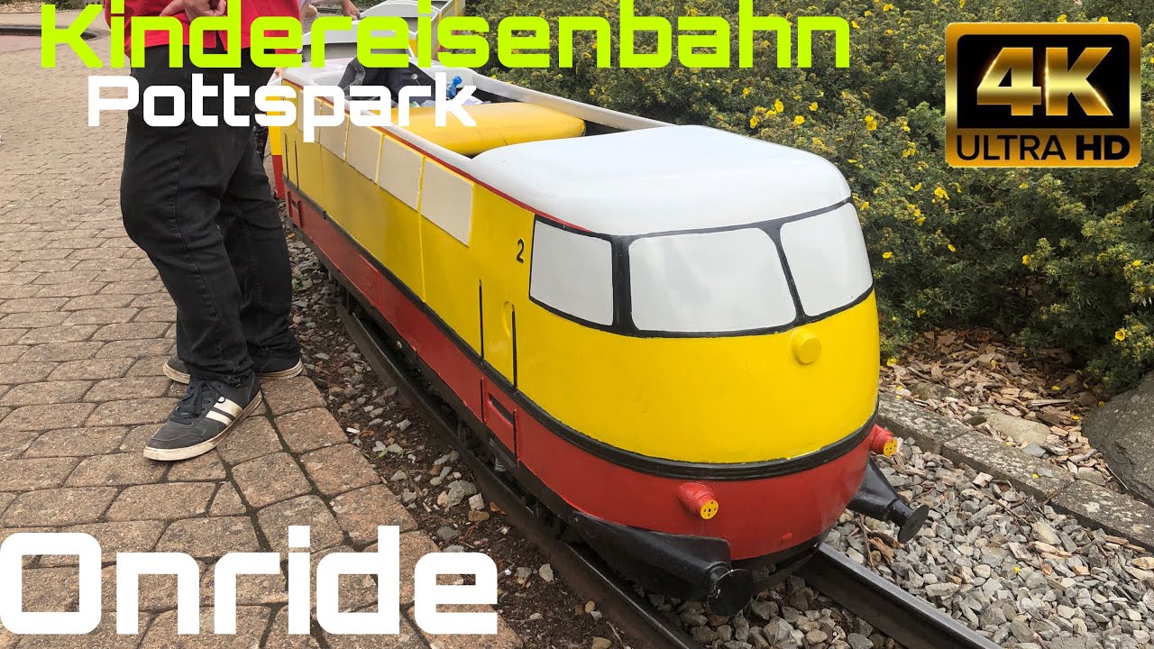 [Onride] Kindereisenbahn Pottspark [4K | DE |HD] 2022