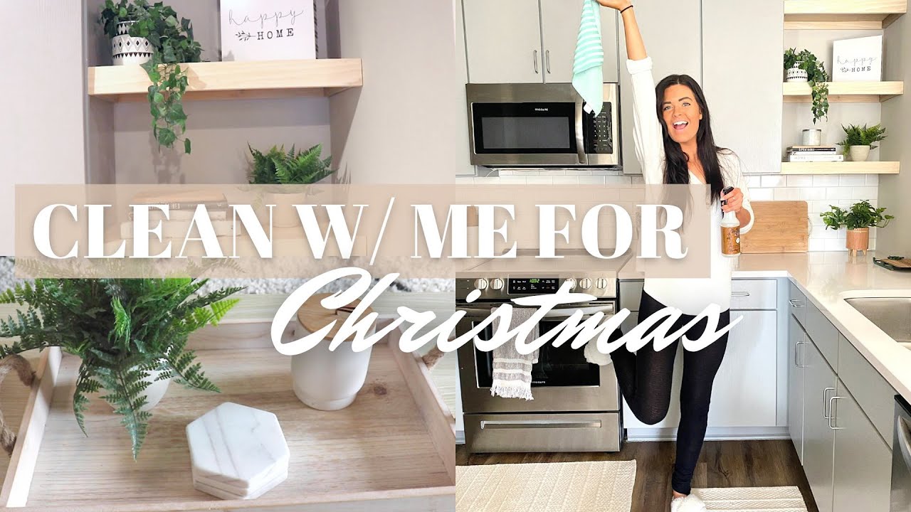 CLEAN W/ ME ✨| taking down fall decor, organizing & refreshing our space for Christmas!