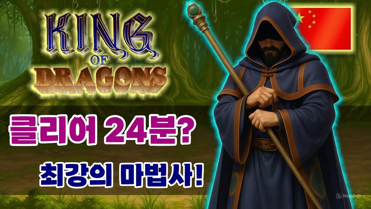 [킹 오브 드래곤즈] 위저드의 완벽한 플레이! GOTVG 최고의 기록 유저! / THE KING OF DRAGONS / ザ・キング オブ ドラゴンズ