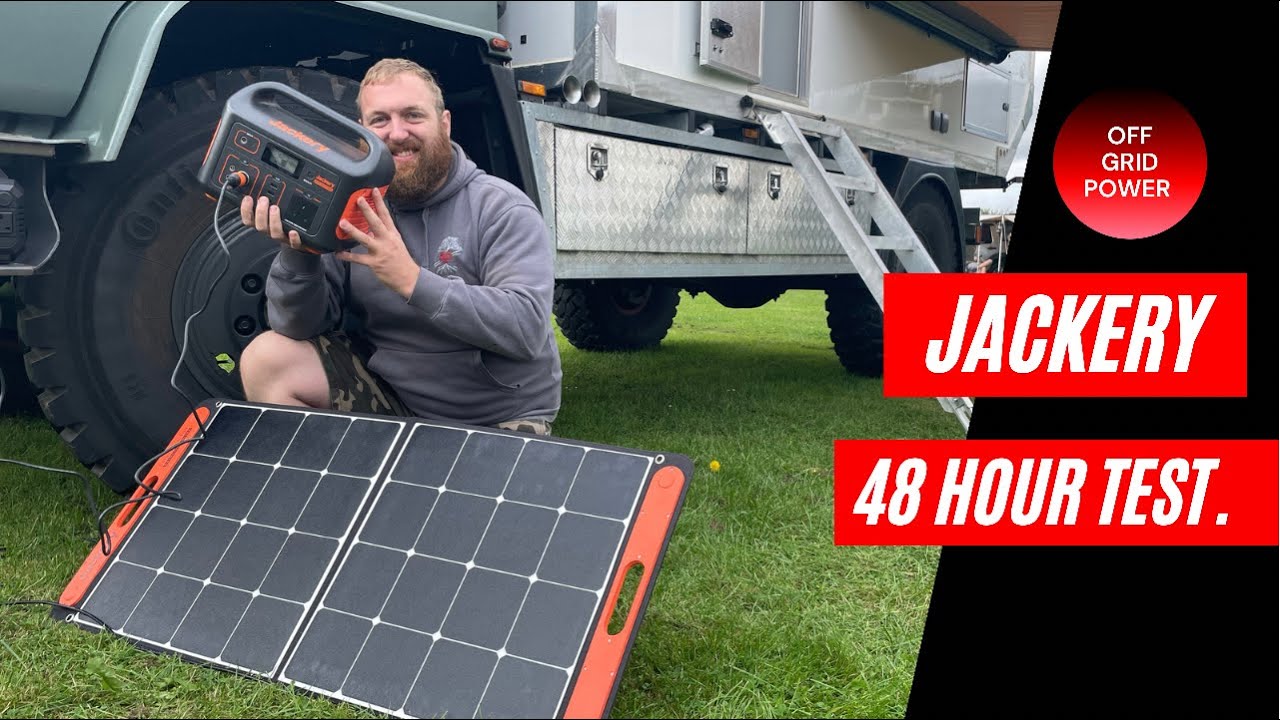 JACKERY 48hr test. Will it power the campervan?