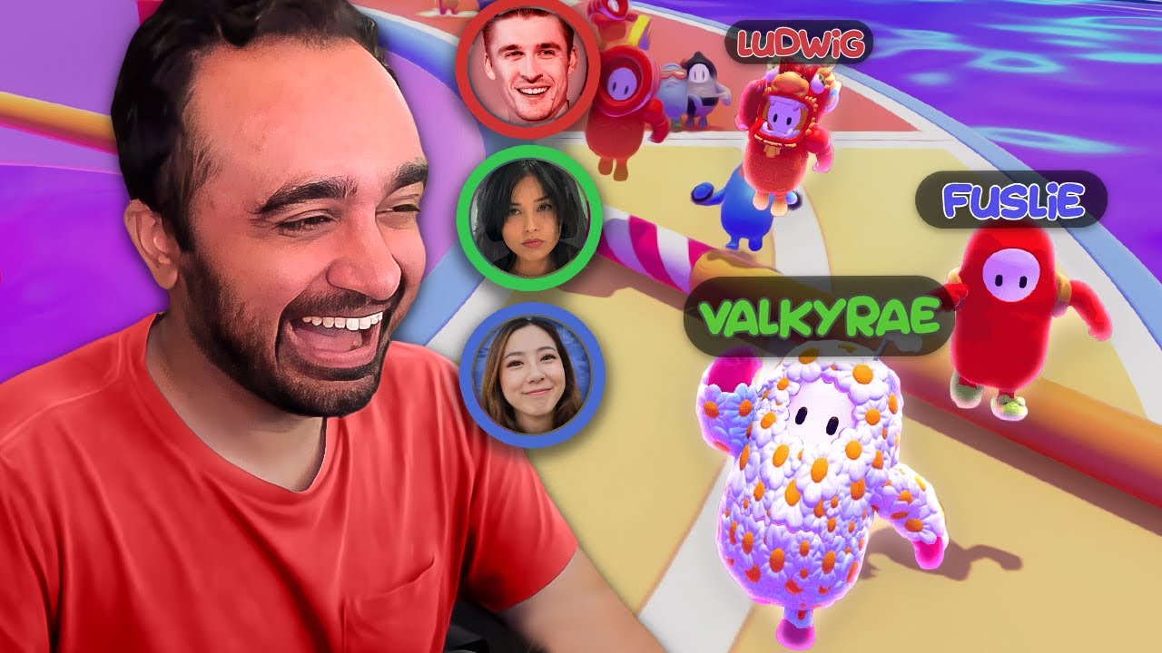Squeex gets the CROWN with Valkyrae, Fuslie, and Ludwig!