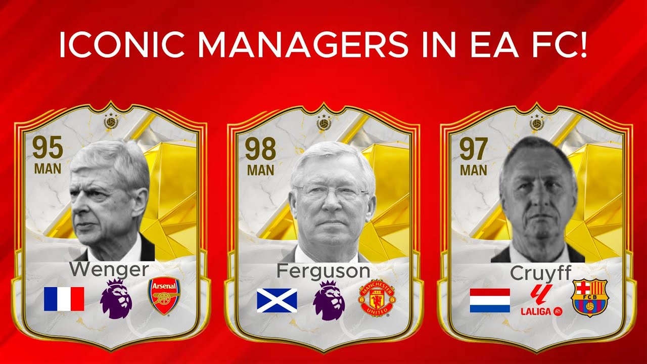 IMAGINE IF EA ADD ICONIC MANAGERS TO EA FC Ft. Ferguson, Wenger, Cruyff, etc. - PART 1.