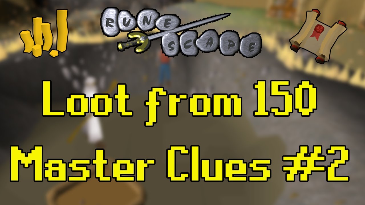 Old School RuneScape - Loot from 150 Master Clue Scrolls #2 (300/300)