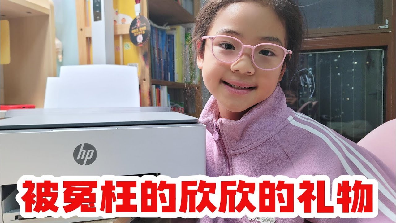 给欣欣新买了一个打印机，老苗是个很欠收拾的人，