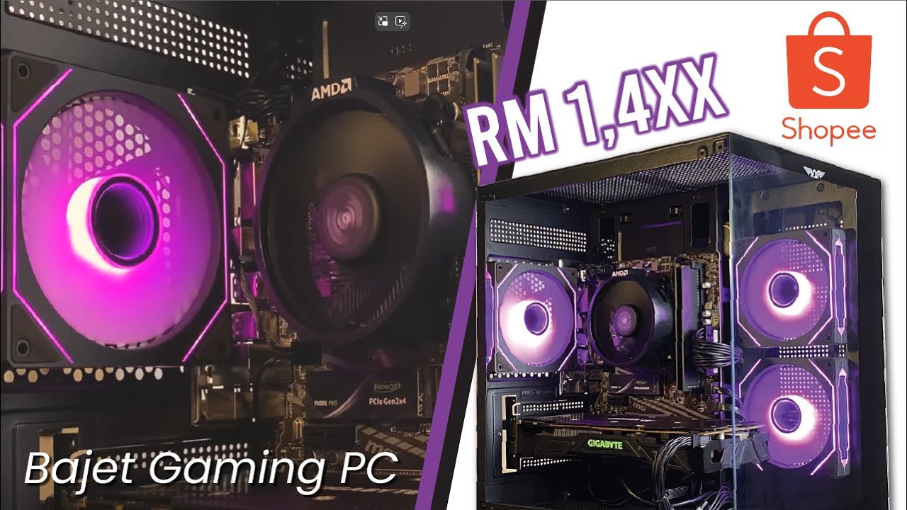 Aku build PC ... Pakai barang Shopee Ep2
