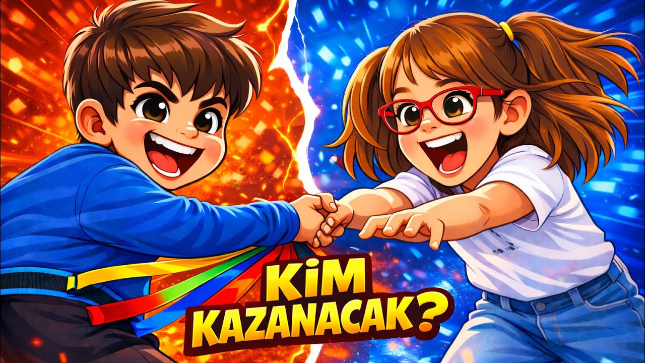 Kuyruk Kapmaca Oyunu 😱 Kim Daha Hızlı? | Renkli Kuyruk Yarışı Çocuk Challenge