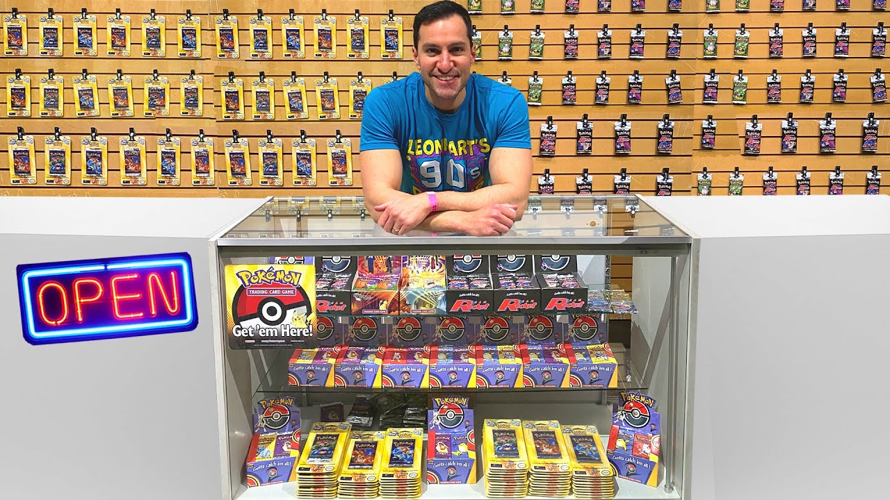 I Opened A $1,000,000 Pokemon Store, But ALL Packs Were FREE!