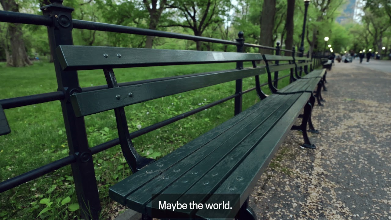 The Park Needs Us: Kristen Bell as a Park Bench (Audio Described)