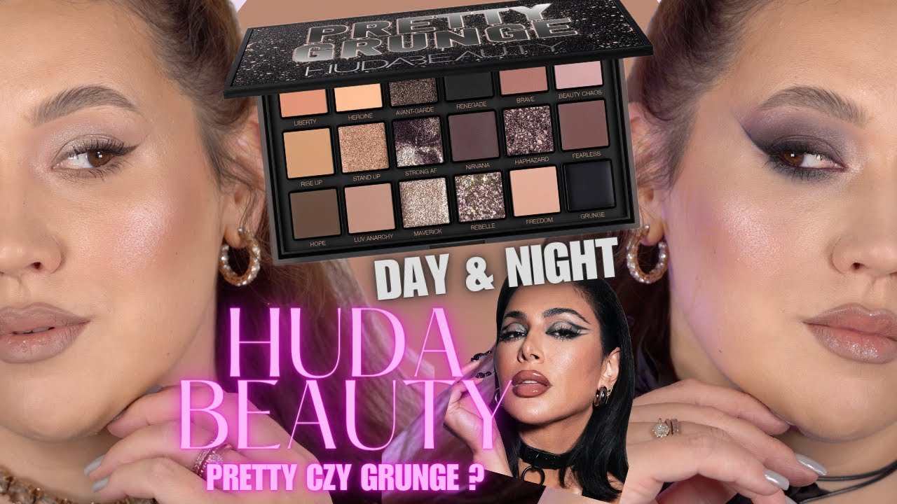 Test || HUDA BEAUTY PRETTY Grunge  || 2 makijaże |  Ładna czy jednak brudna?  🙈