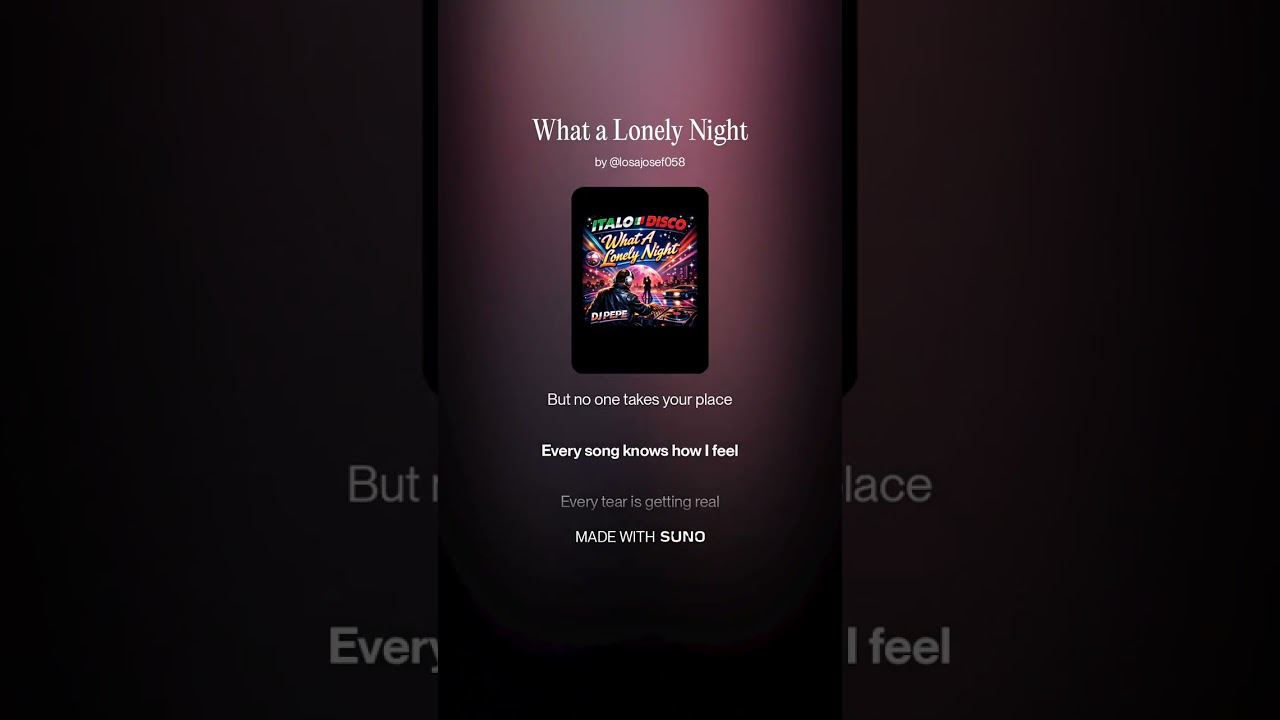 What a Lonely Night 1