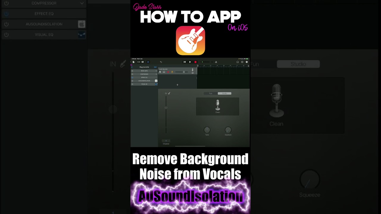 Remove Noise on Vocals for FREE in GarageBand on iOS