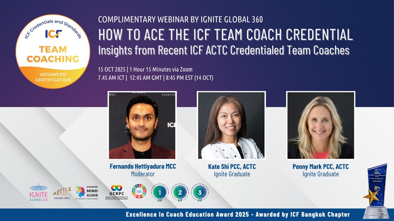 How to Ace the ICF Team Coach Credential: Insights from Recent ICF ACTC Credentialed Team Coaches