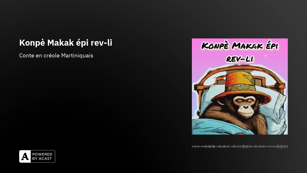 Konpè Makak épi rev-li ( Conte créole )