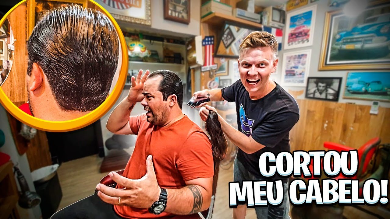 BRUNO BAR CORTOU MEU CABELO *Promessa paga*