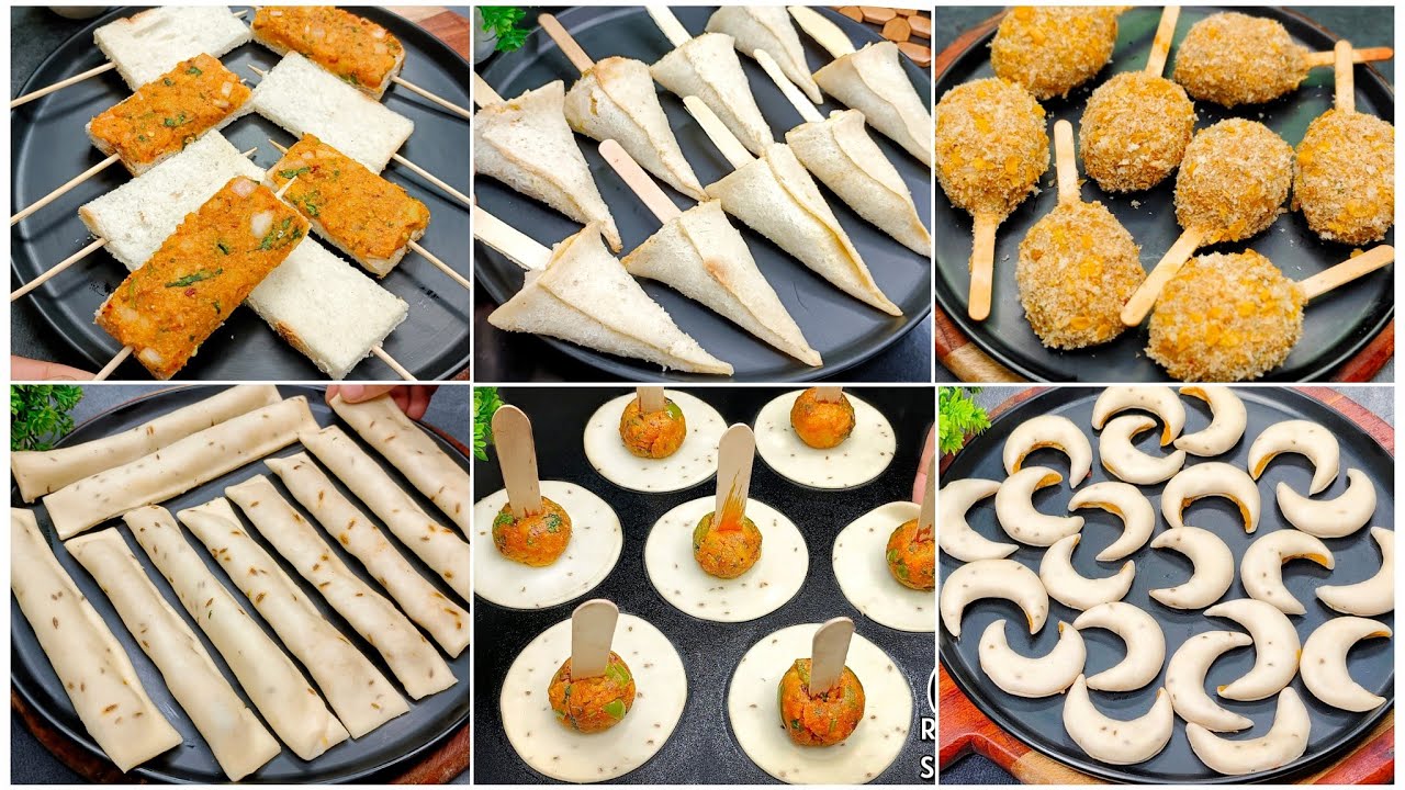 6 Easy Snacks Recipes | Evening Snacks Recipe | Recipes For Snacks  Easy And Quick | New Recipe