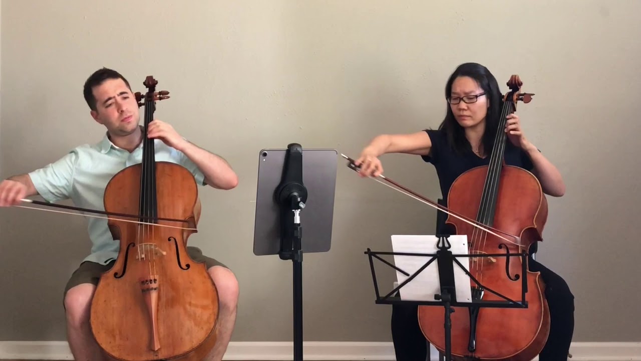 Matt Zalkind & Alice Yoo play Barri&egrave;re's Sonata for Two Cellos