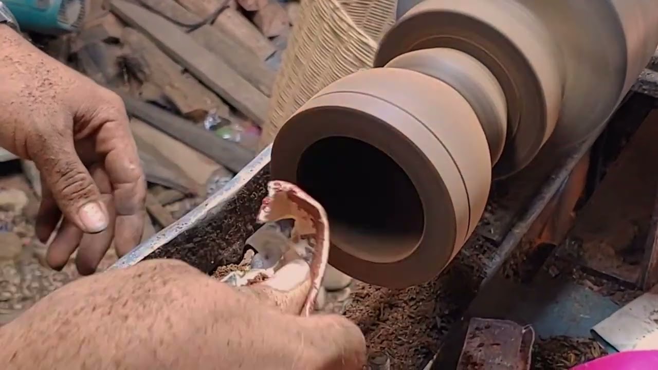 The Most Beautiful Firewood Turning By The Most Perfect Carpenter #wood #shortsfeed #shortvideo