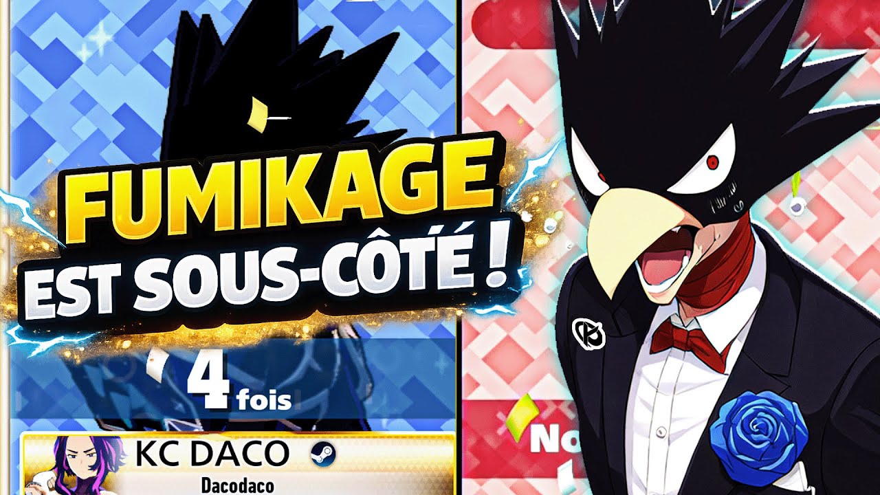 Ce TUNNING rend FUMIKAGE bien PLUS FORT que VOUS LE PENSEZ ! MY HERO ULTRA RUMBLE