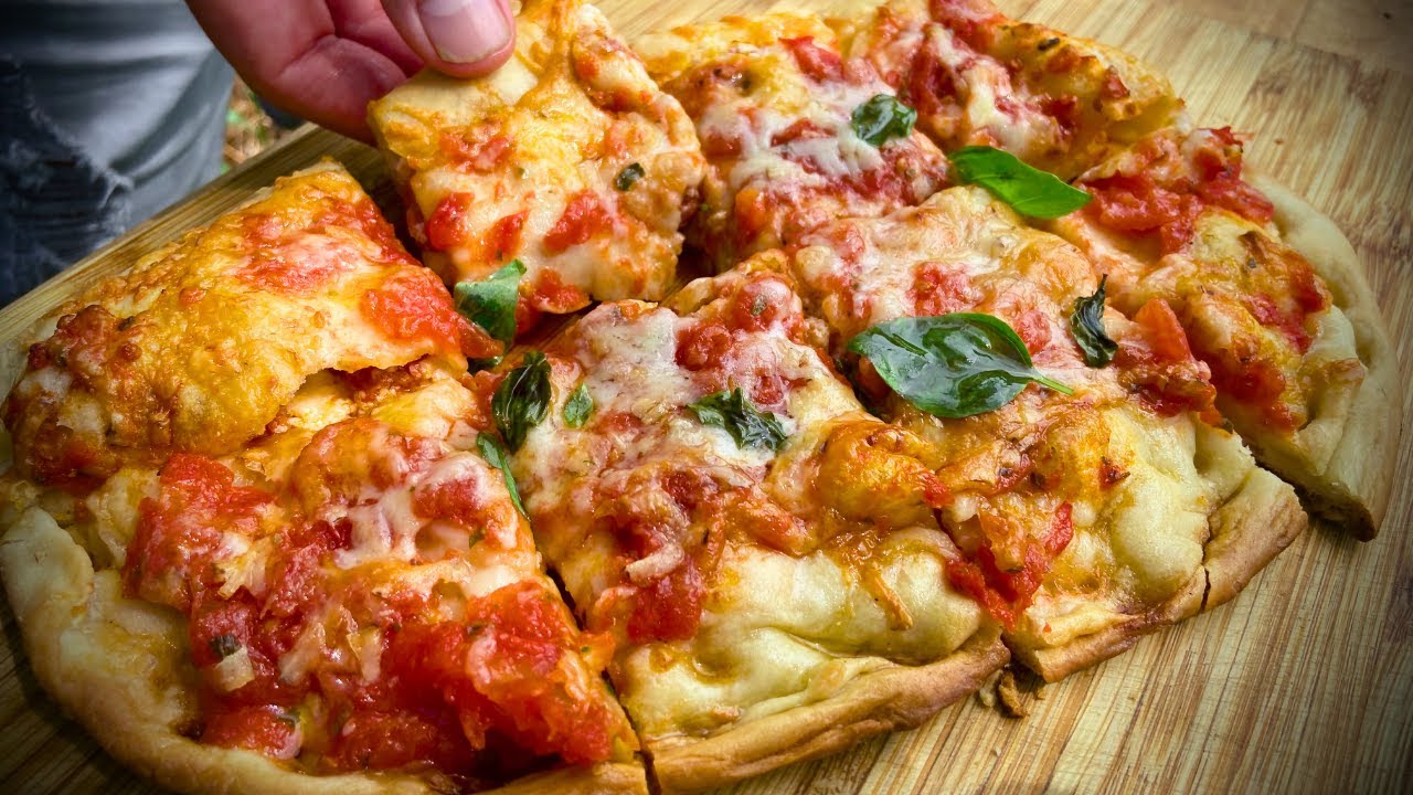 Solo 1 MASA muy FÁCIL y 2 PIZZAS DELICIOSAS 😋👍🏻   - GUILLE RODRIGUEZ