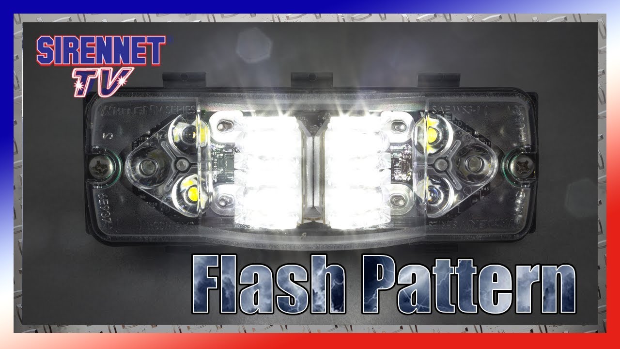 Flash Pattern: Whelen 500 V-Series 3-In-1 Super-LED Lighthead