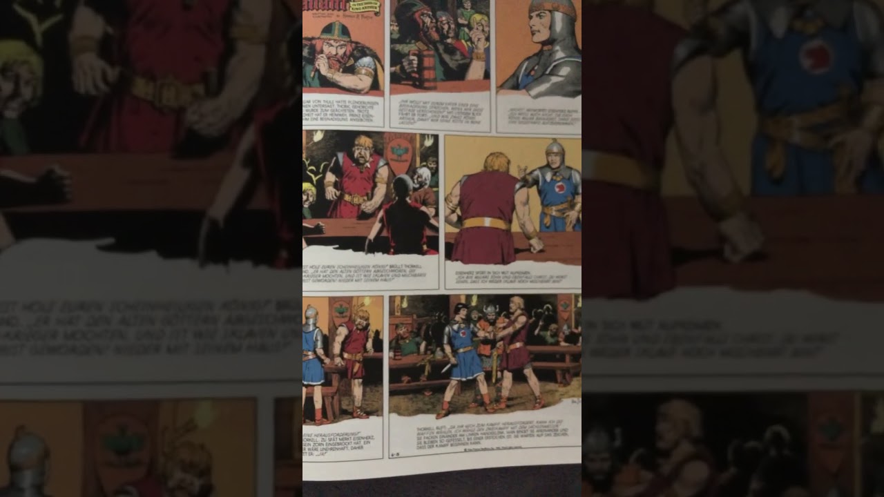 Prince Valiant | Art by Hal Foster | Aus Prinz Eisenherz (Hal Foster) Band 17 | #shorts