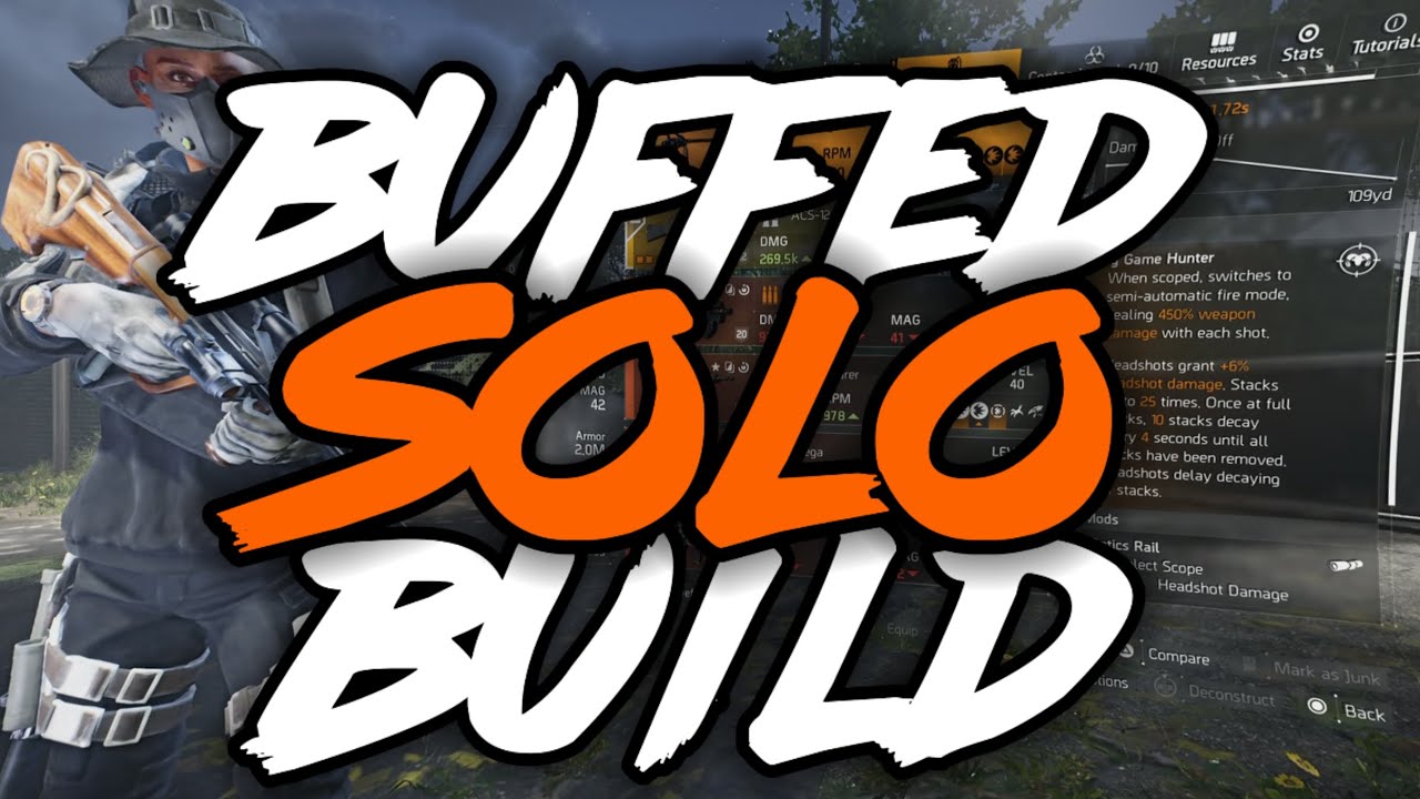 1VS SERVER -THEY REALLY BUFFED THE BEST SOLO BUILD THE DIVISION 2