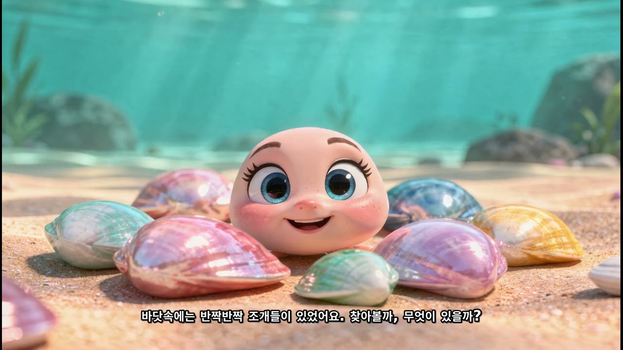 🧚 동글동글 눈꽃 요정의 바다 여행 | 어린이 동화 | 잠자리 동화