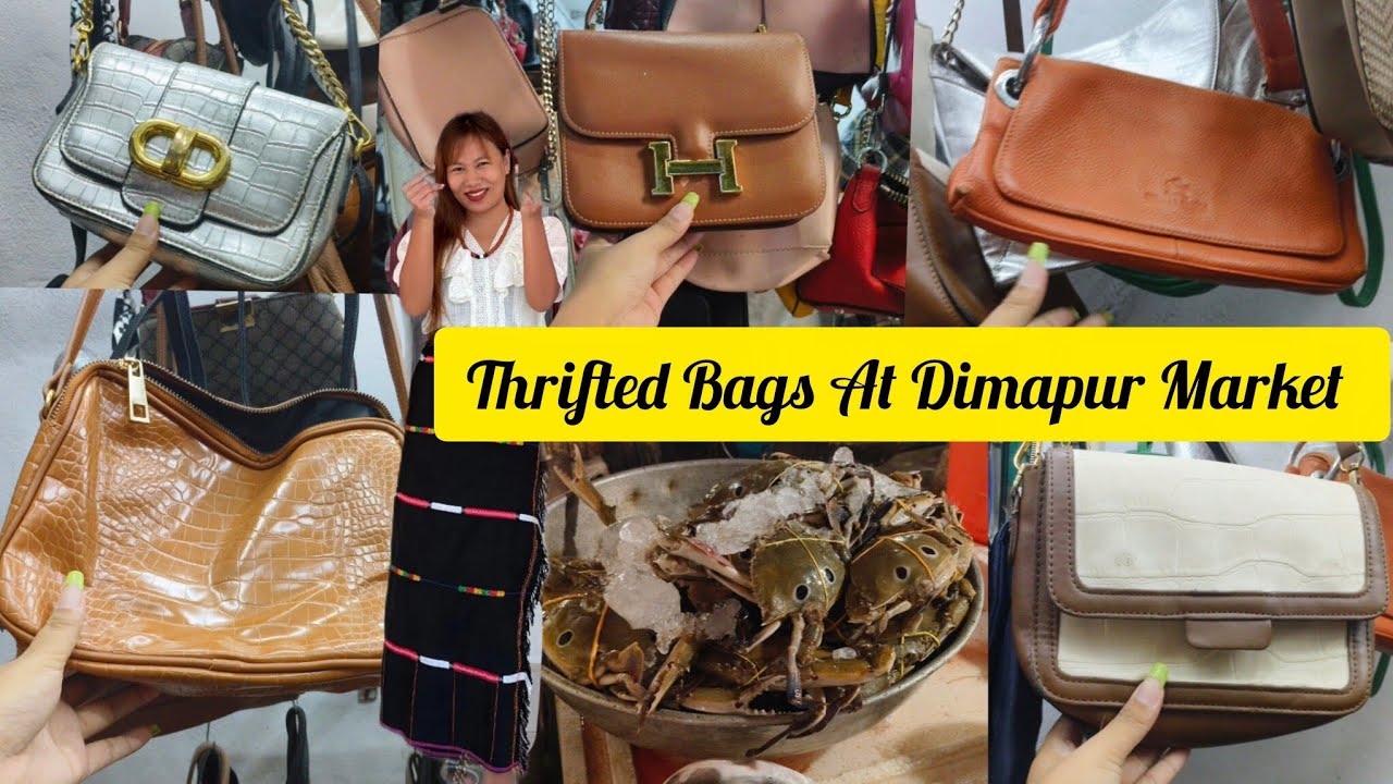 Second Hand Shopping At Dimapur Market/Thrifted Bags 