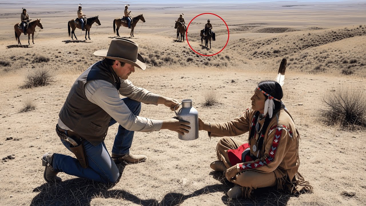 HE SHARED HIS CANTEEN WITH A NATIVE AMERICAN. THAT NIGHT, HE WAS SHOCKED (SHORT FILM) AI