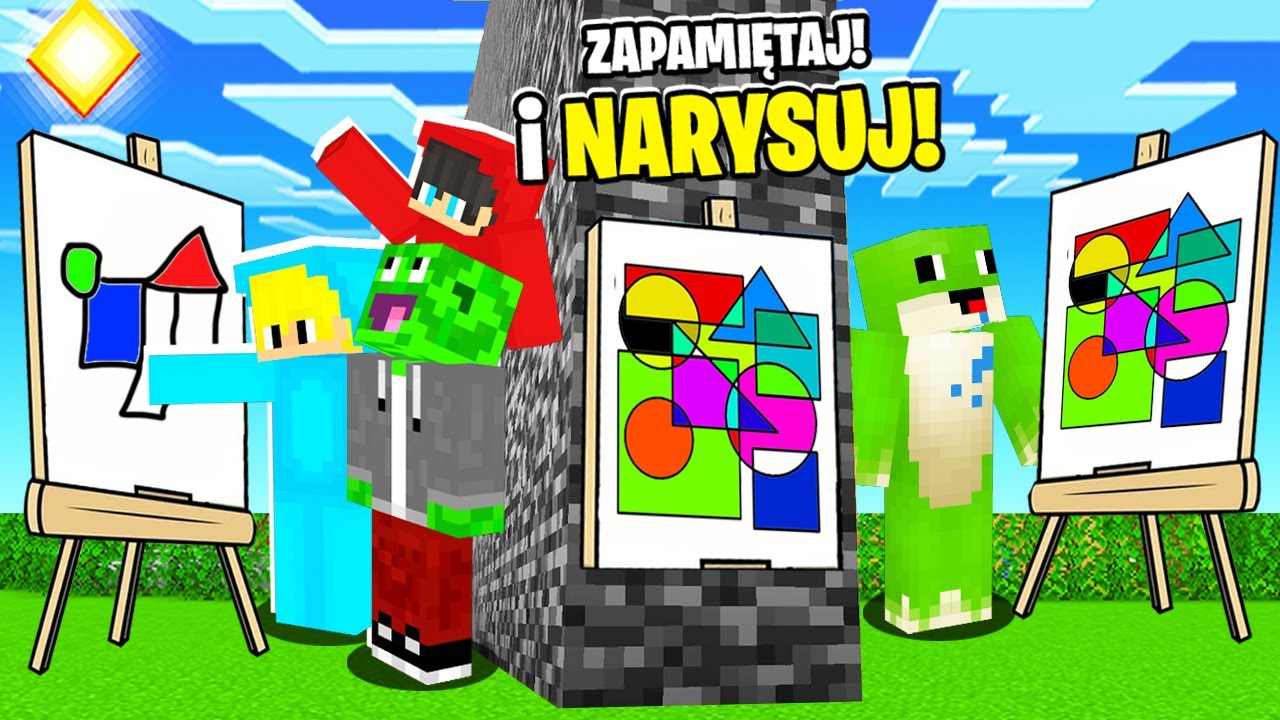 Oszukuje CAŁE PALIONOWO w Konkursie ZAPAMIĘTYWANIA w Minecraft!