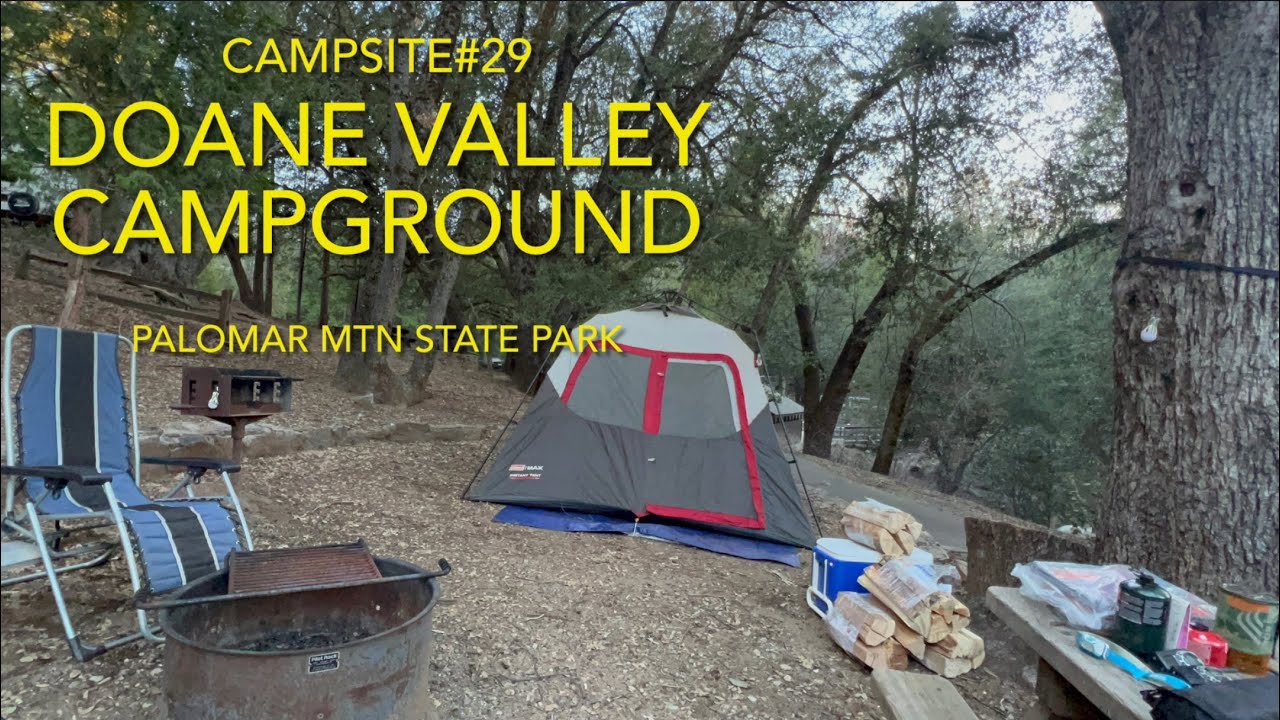 Doane Valley Campground (Campsite #29), Palomar Mtn
