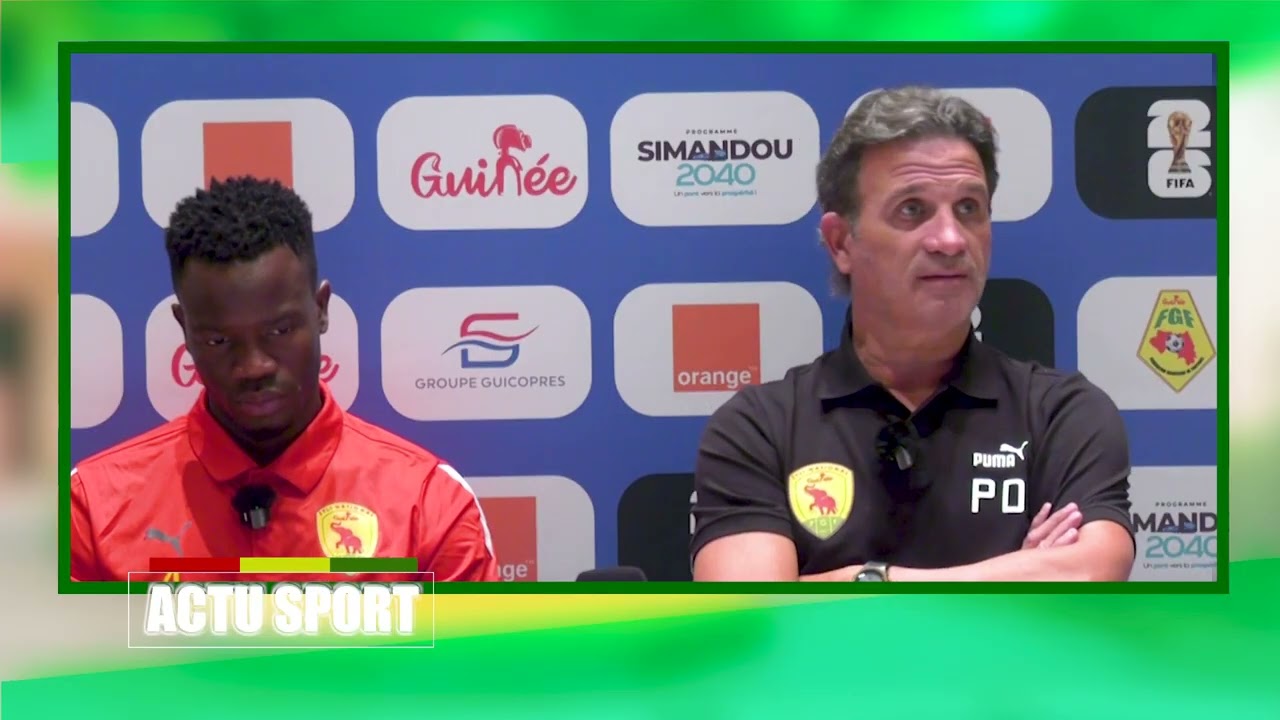 ACTU SPORT N&deg;067  : AVANT MATCH GUIN&Eacute;E-ALG&Eacute;RIE