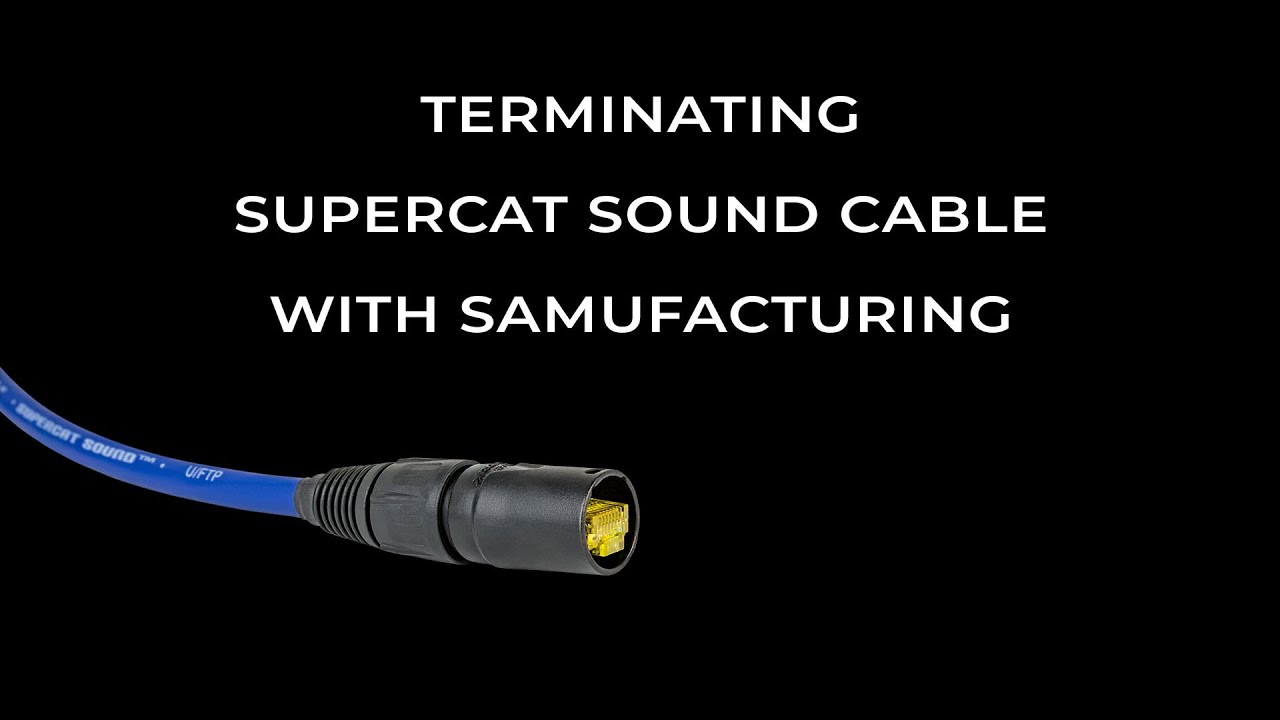 Terminating SoundTools SuperCAT Sound Cable feat. Samufacturing