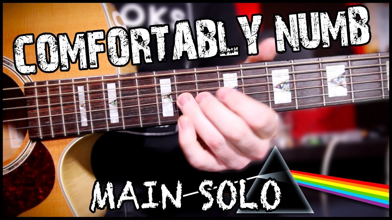 Comfortably Numb Solo by Pink Floyd | Acoustic Cover & Lesson
