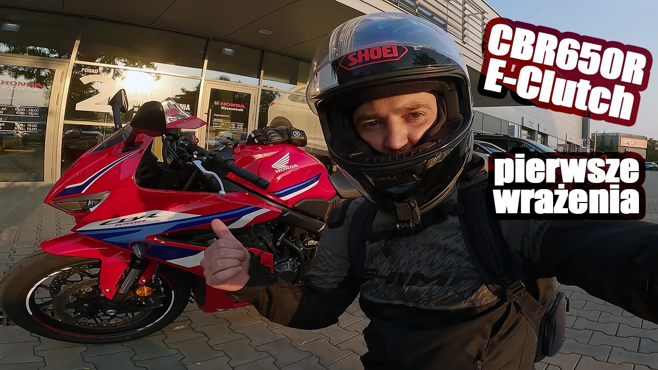 Honda CBR650R E-Clutch  -  pierwsze wrażenia z jazdy - #motovlog - CMV282