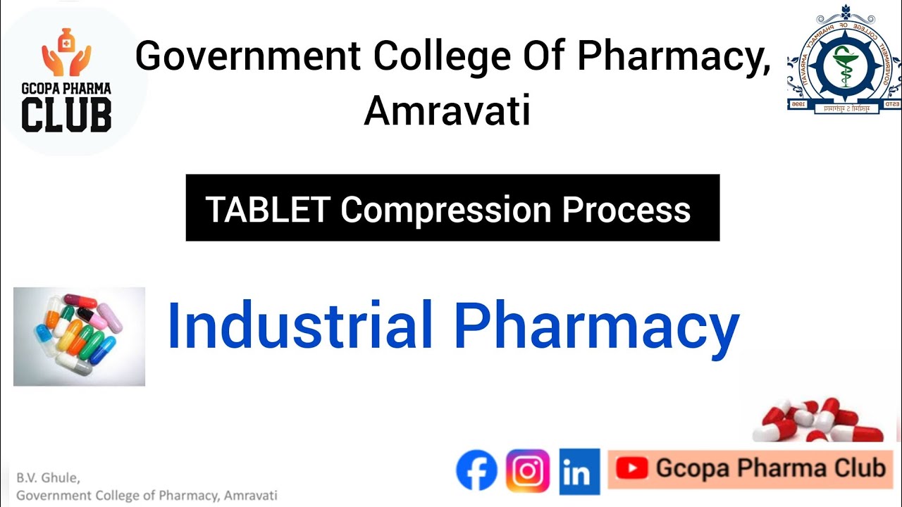 Tablet Compression Process.