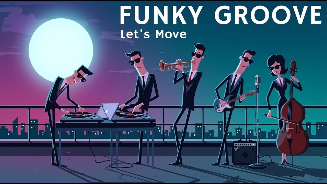 MIDNIGHT GROOVE STATION 🌙 Deep Jazz Funk for Focus, Study & Late Night Work 🌌 Relaxing Jazz Beats