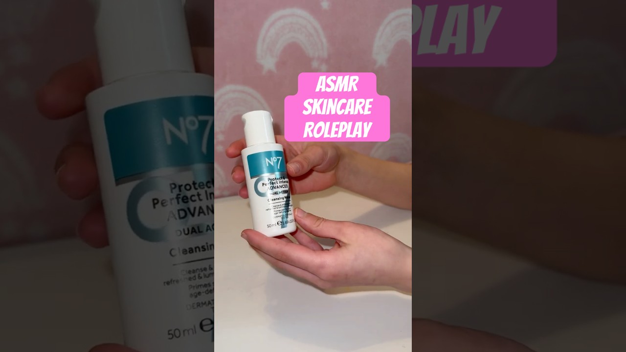 ASMR Skin care roleplay 🫧 #asmrcommunity #asmr #asmrskincare #asmrwhispering