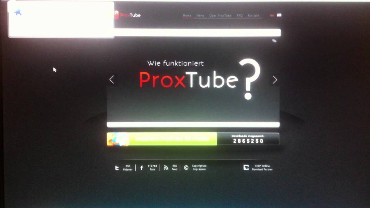 Gesperrte YouTube Videos sehen mit ProxTube - eine Anleitung