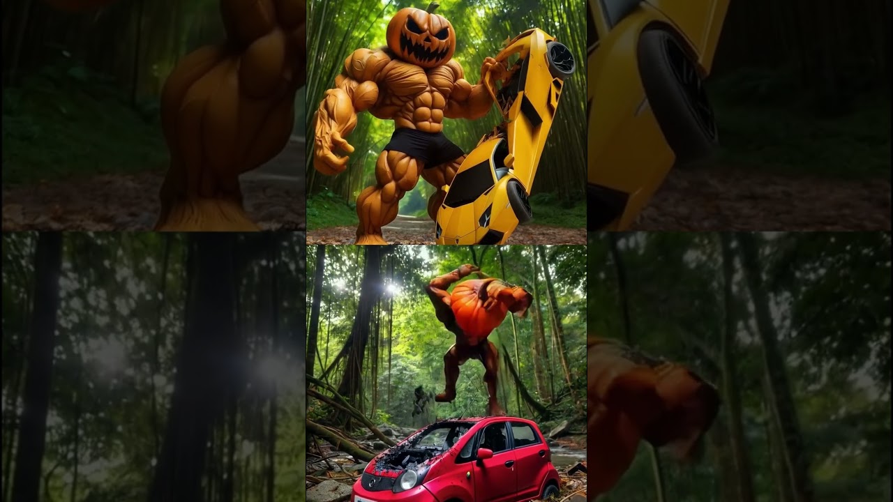 We Tested  Lamborghini & TATA Nano  from Pumpkin monster Here's What's Best | Monster |@AI4Monster