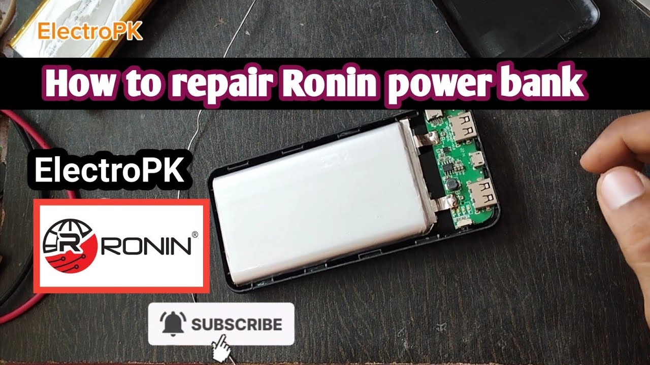How to repair Power bank Ronin | Power bank ki battery kese change kren Urdu/Hindi 