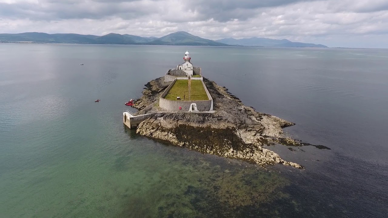 Tralee Bay Co Kerry. July 2019. Drone footage Magharees, Fenit harbour.