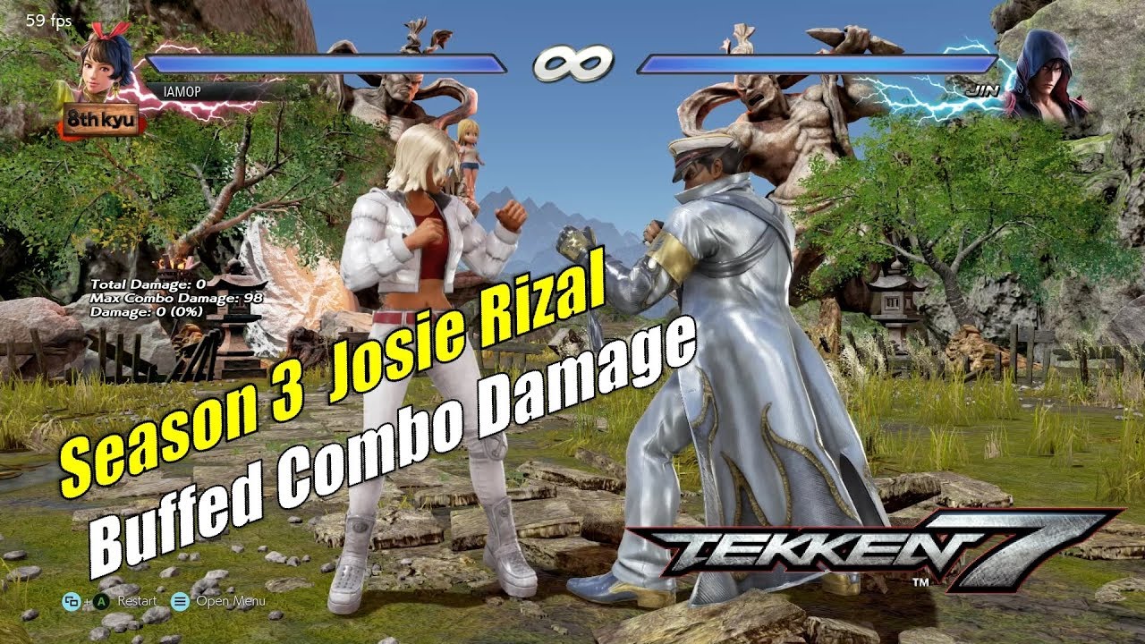 Josie Season 3 Combo Change Highlights | Tekken 7