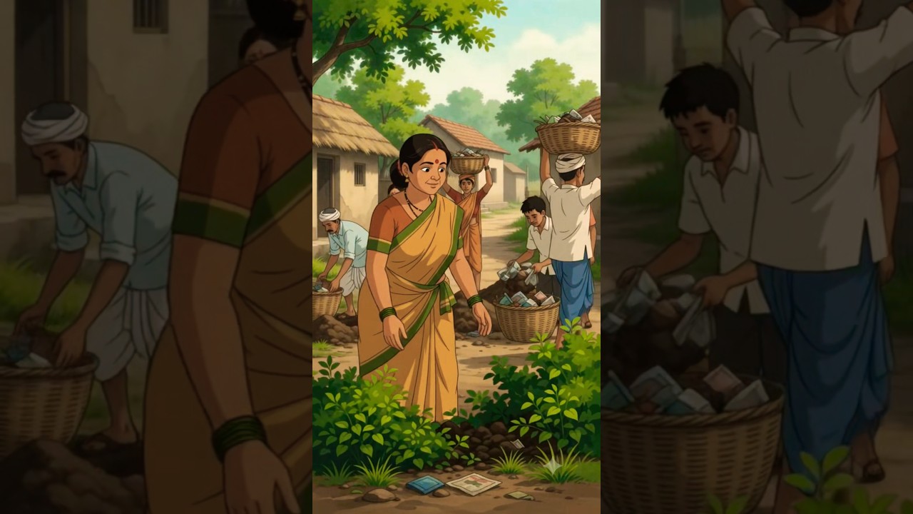 90s Indian Village Life 🌾 | From Cleaning Wasteland to Farming | 1994 Village Nostalgia#shorts