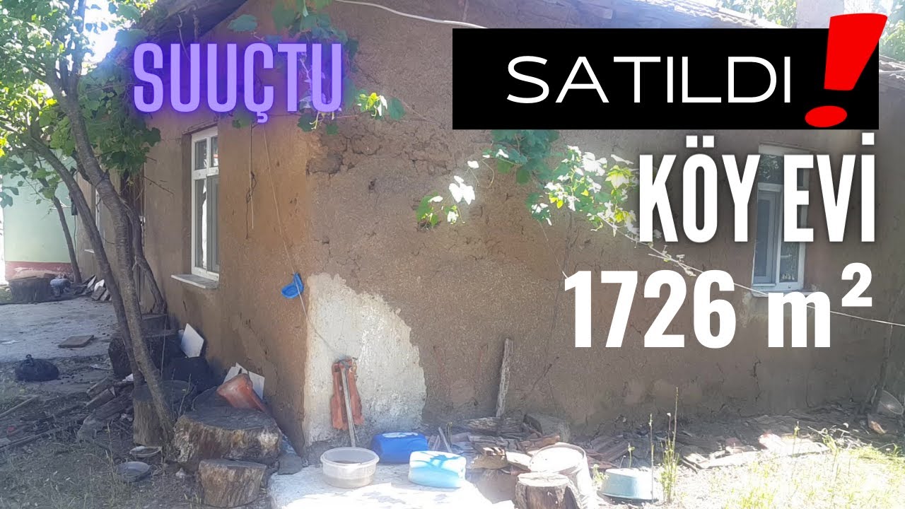 [SATILDI] 1726 m² ARSA İÇERİSİNDE 2 ADET KERPİÇ KÖY EVİ SUUÇTU KÖYÜ YENİCE ÇANAKKALE