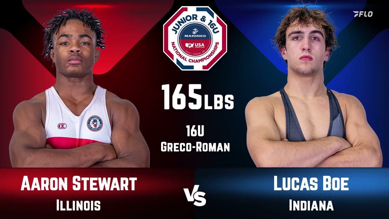 2024 16U USMC GR National Champions: Aaron Stewart vs Lucas Boe: 165 Lbs Finals