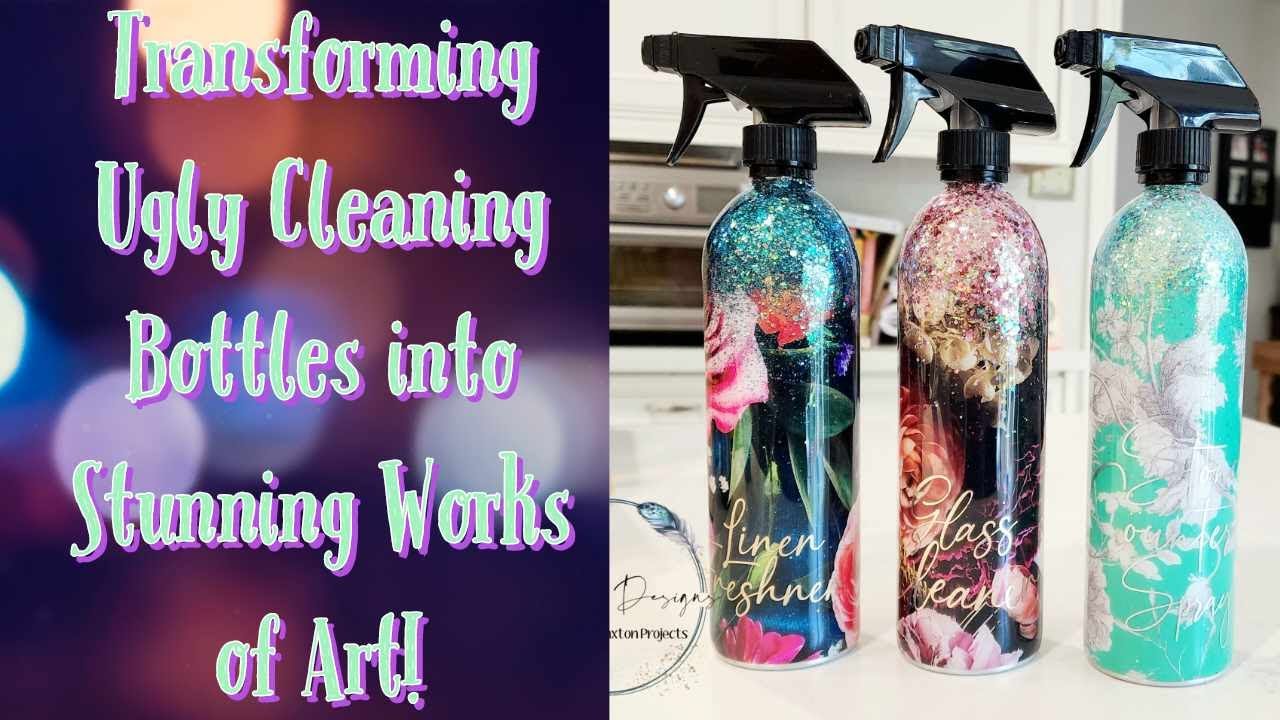 Transforming Ugly Cleaning Bottles into Stunning Works of Art