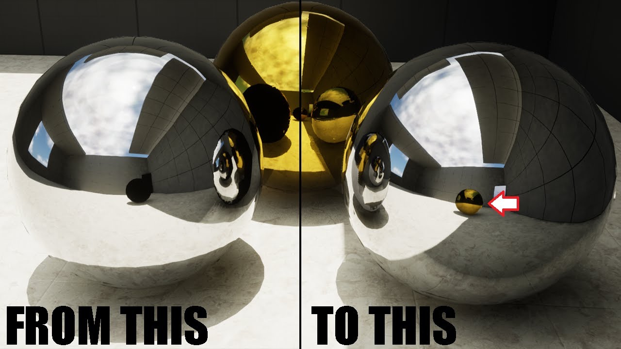 Reflecting Metallic Objects in Lumen (UE5)