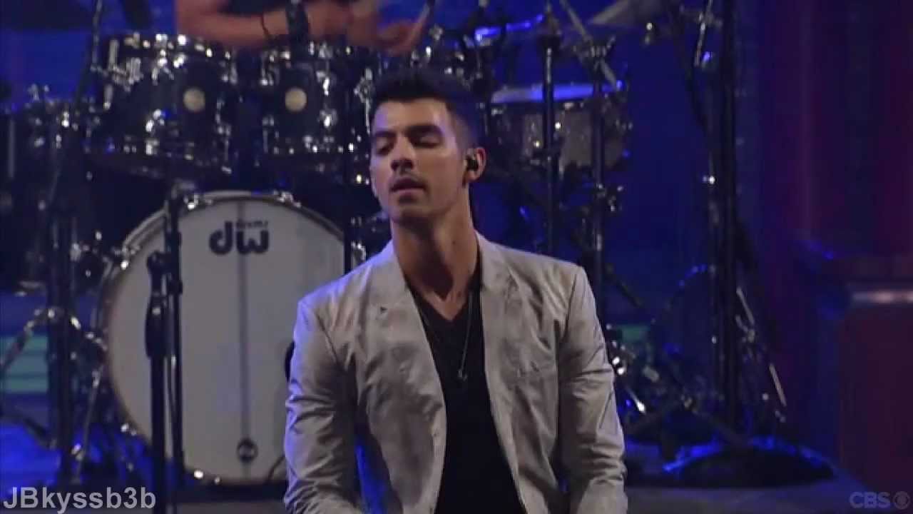 Joe Jonas - I'm Sorry live on Late Show with David Letterman 2011